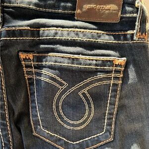 Big Star Dark Blue Denim Jeans Size 31L